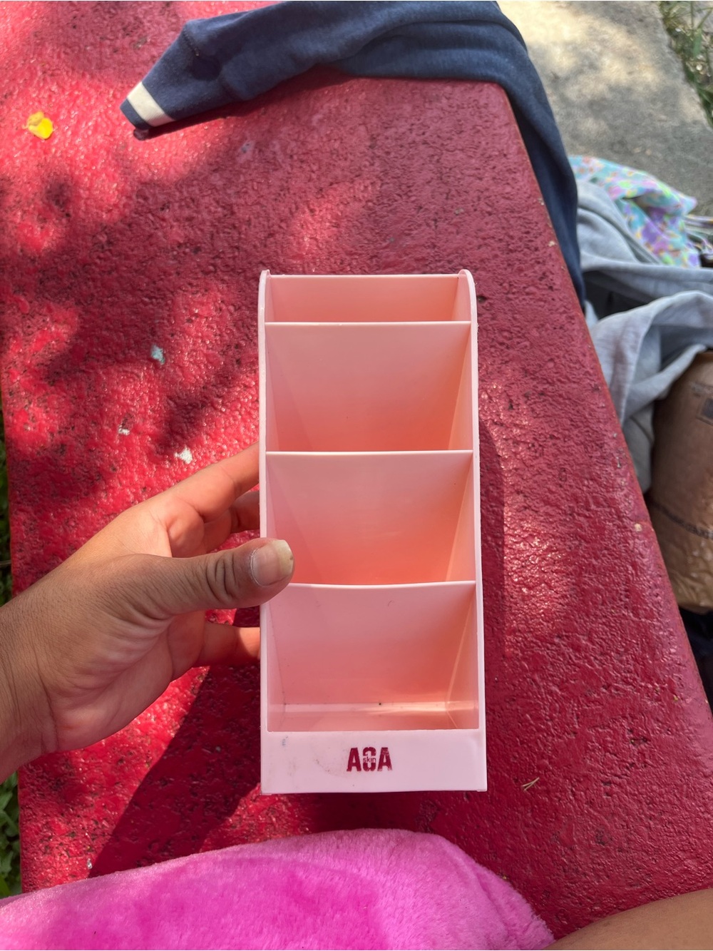 Pink Cosmetic Organizer for Women Makeup